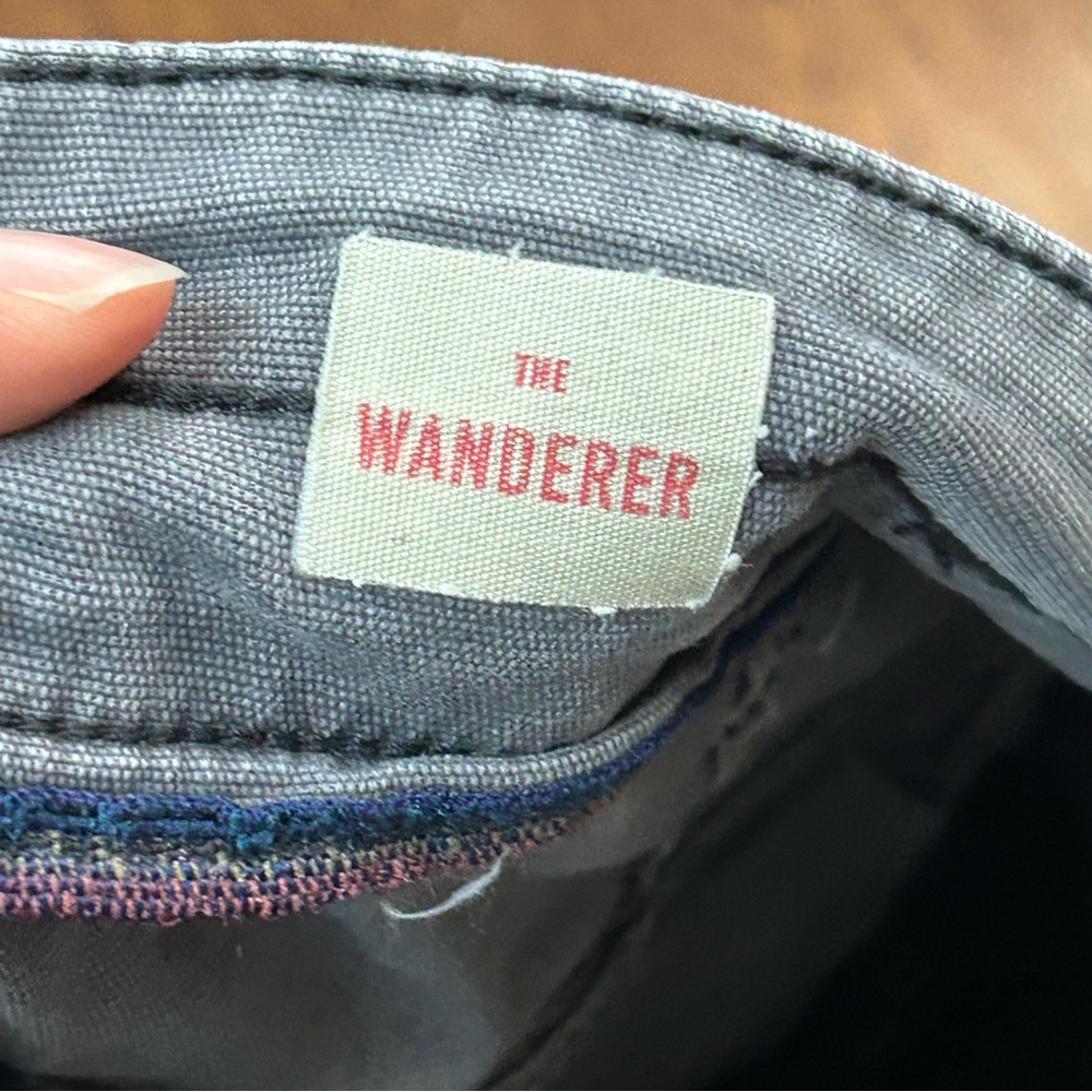 Anthroplogie‎ The Wanderer Gray Utility Cargo Street Style Travel Y2K Pants - Picture 3 of 9